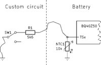 Charge inhibit switch schematic.