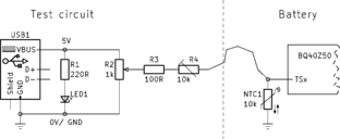 Test setup schematic.